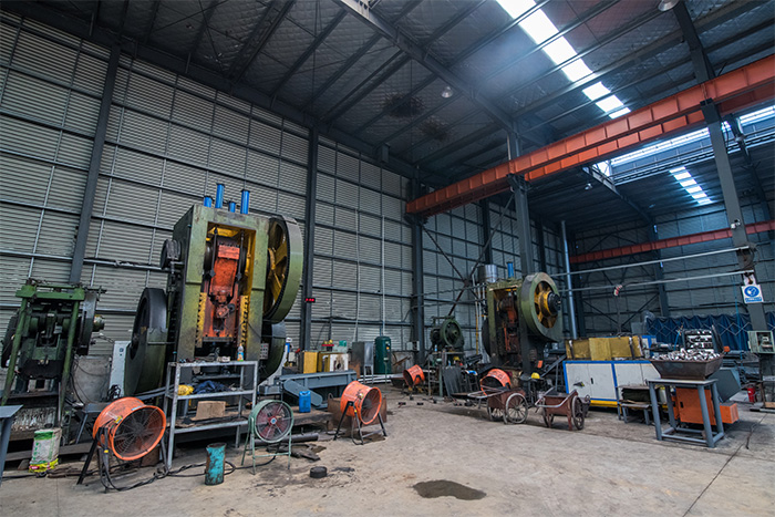 龙井网架配件-锥头加工车间